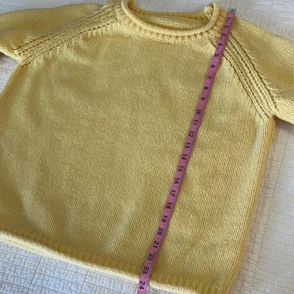 Knit Cozy Sweater Soft Rubber Duck Yellow Sweater Large Oversized EUC!